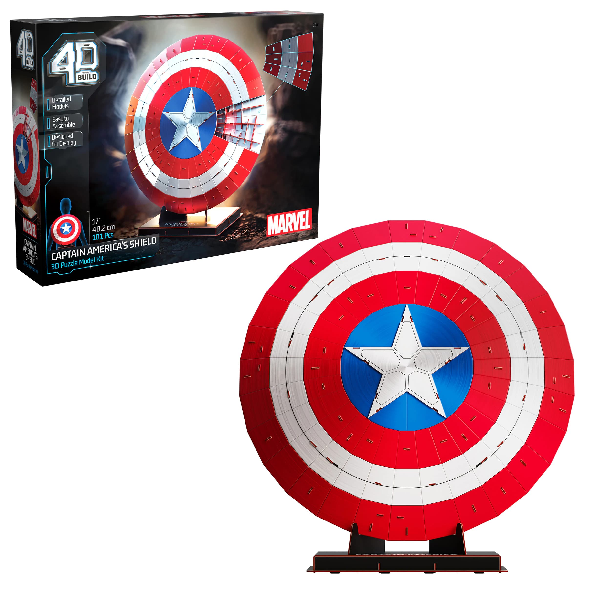 4D Capitan America Shield