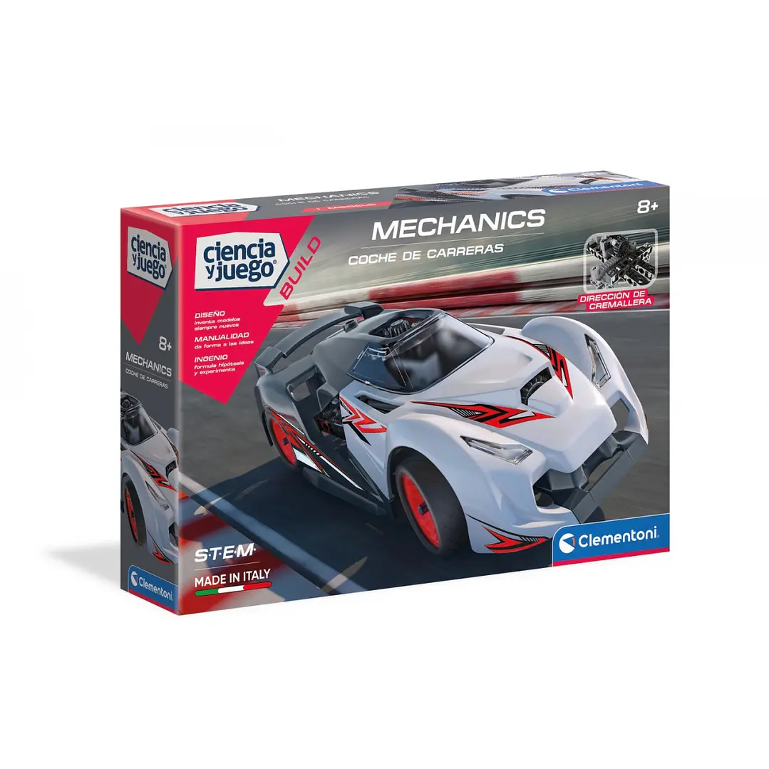 Coche De Carreras Clementoni  Para Armar