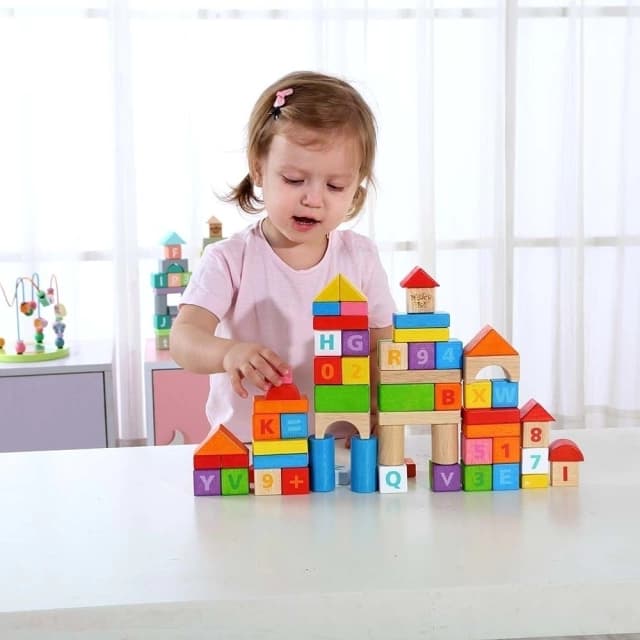 Bloques Para Apilar De Madera/goma Tooky 2