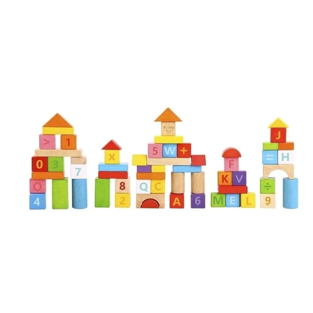 Bloques Para Apilar De Madera/goma Tooky 3
