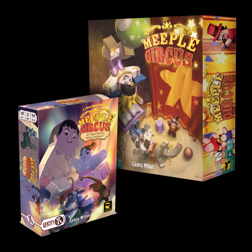 Combo Meeple Circus + El Espectáculo Debe Continuar