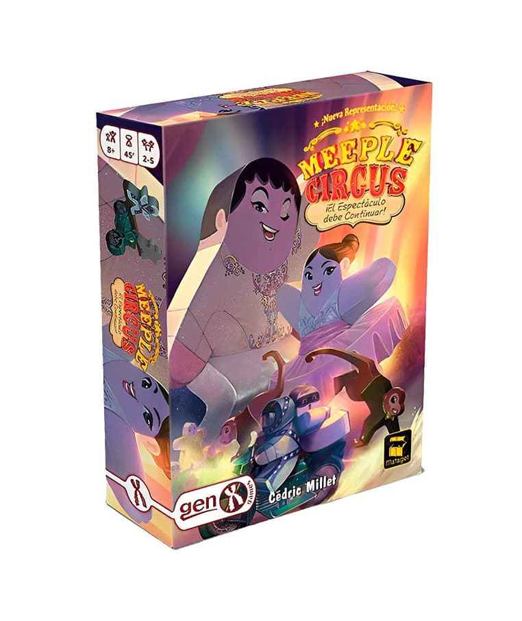 Combo Meeple Circus + El Espectáculo Debe Continuar 2