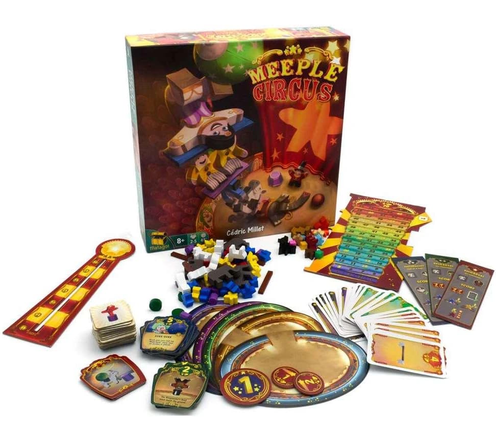 Combo Meeple Circus + El Espectáculo Debe Continuar 3