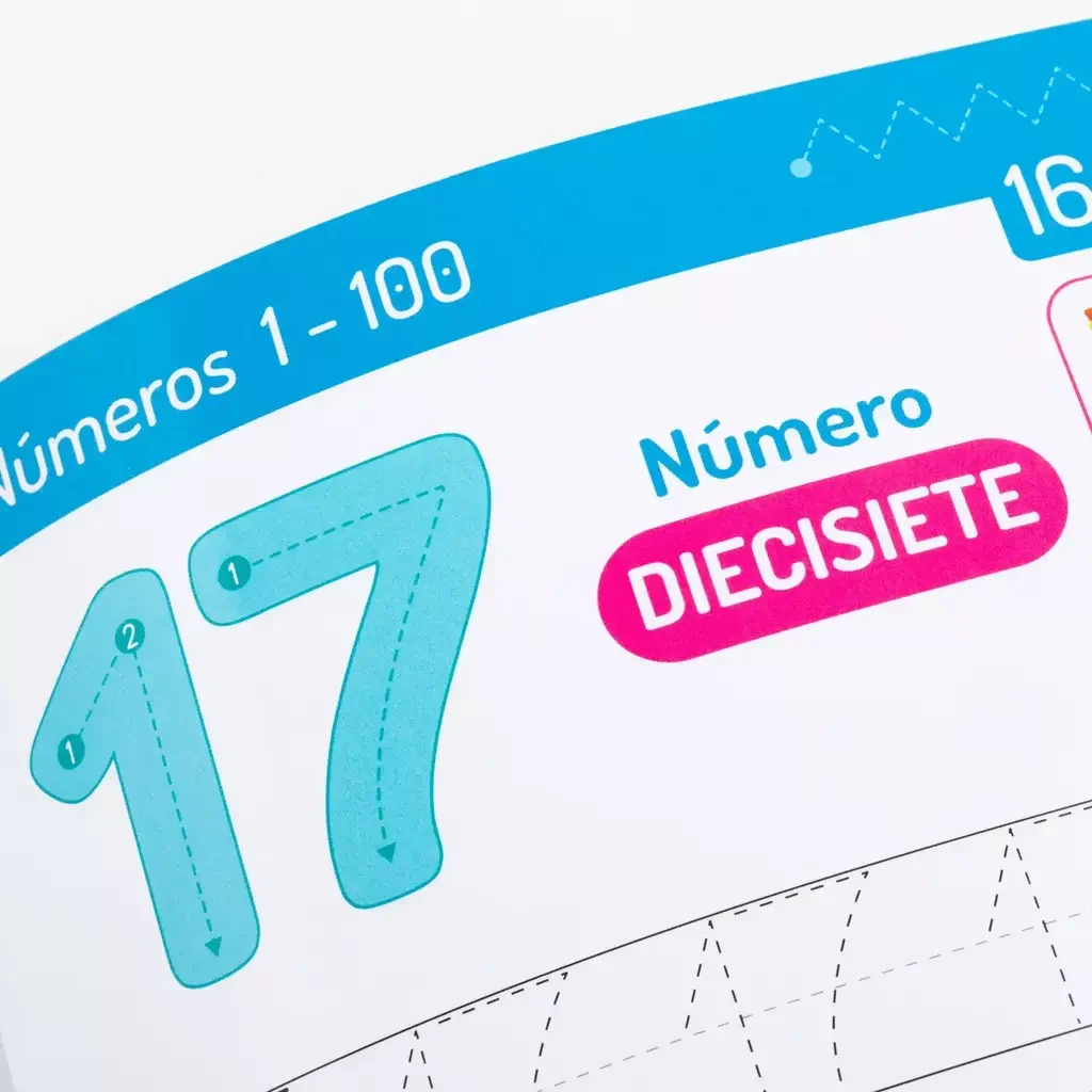 APRENDO LOS TRAZOS NUMEROS 4