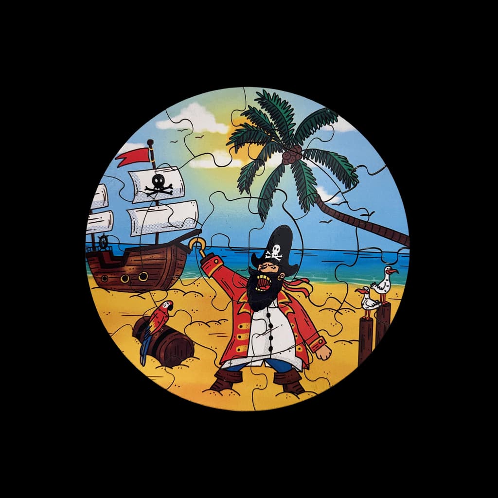 Rompecabeza Circular - Piratas Y Sirenas  2