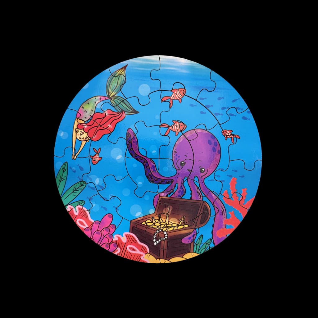 Rompecabeza Circular - Piratas Y Sirenas  3