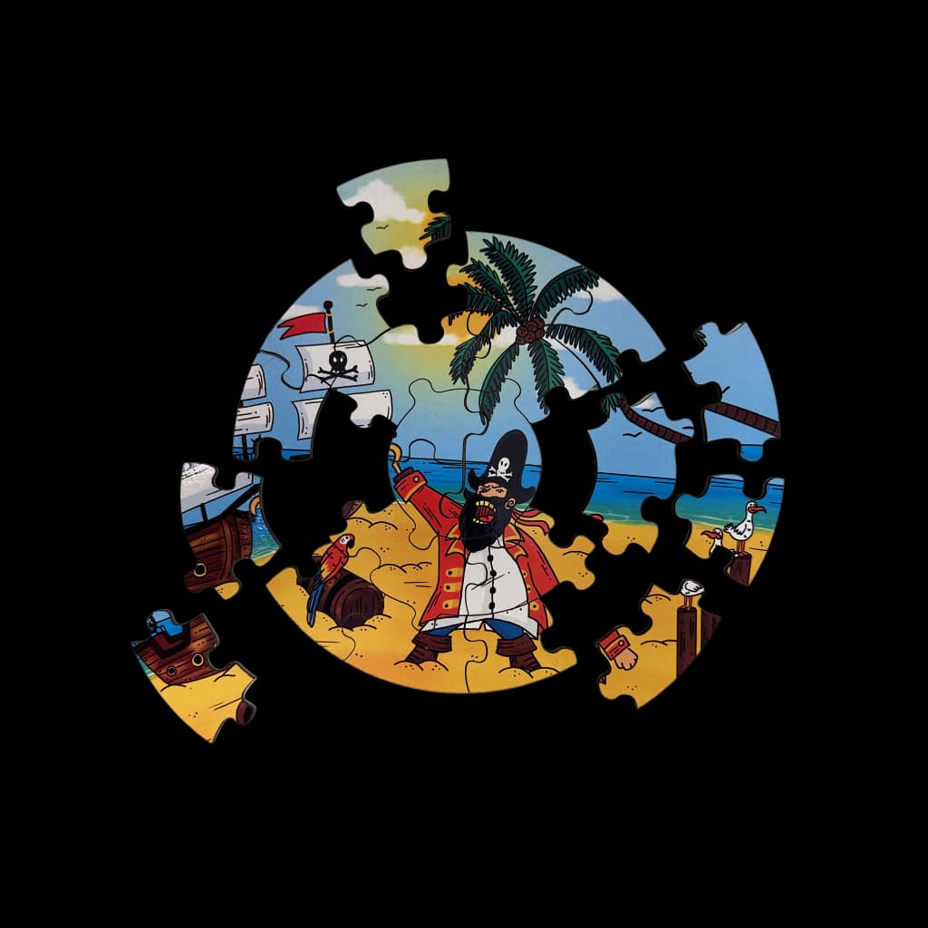 Rompecabeza Circular - Piratas Y Sirenas  5