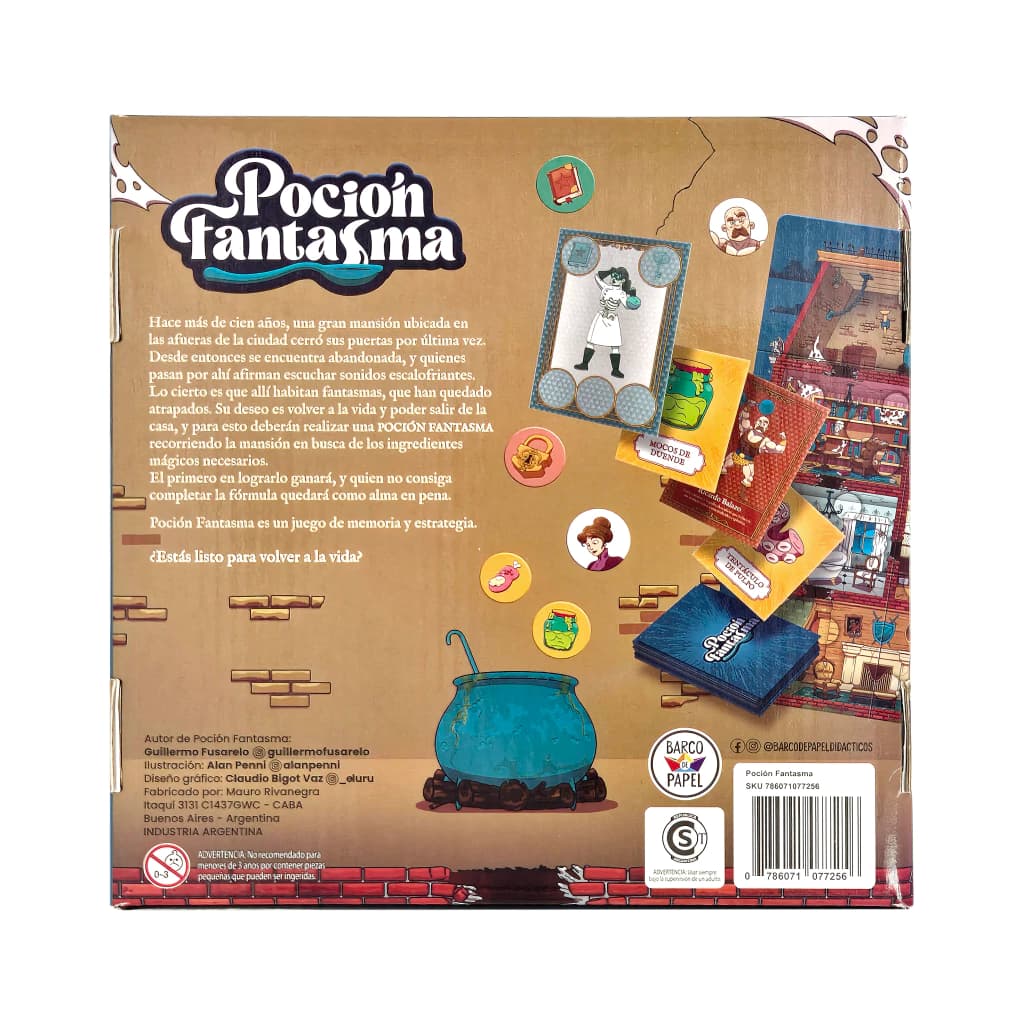 Juego De Memoria Y Estrategia - Poción Fantasma  5
