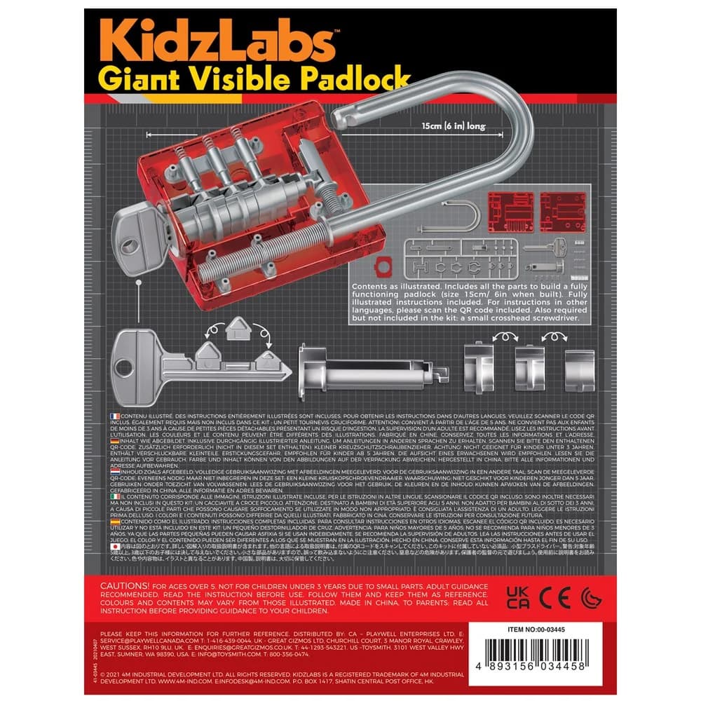 KidzLabs - Giant Visible Padlock 2
