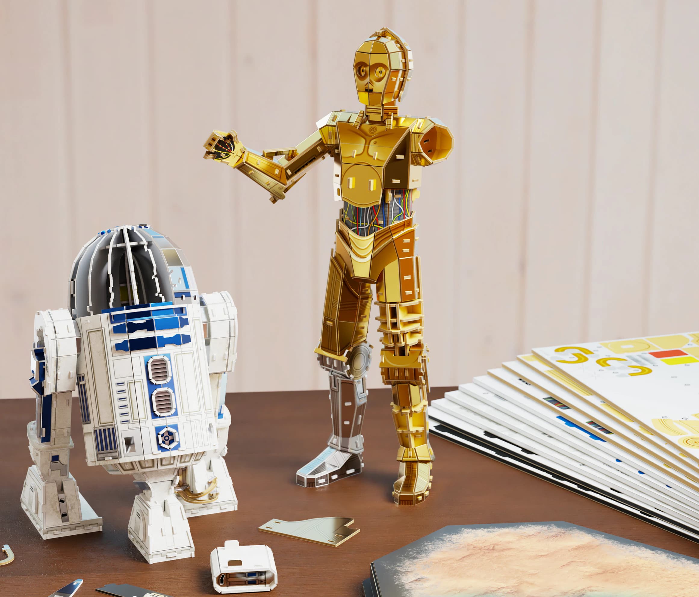4D Star Wars C-3PO & R2-D2 3