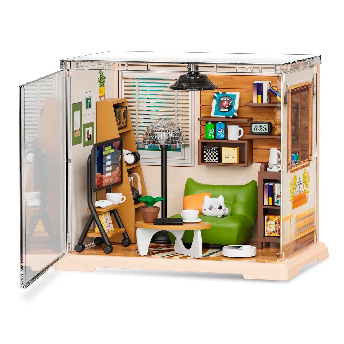 Mini Lazy Space Para Armar Con Luz 102 Piezas