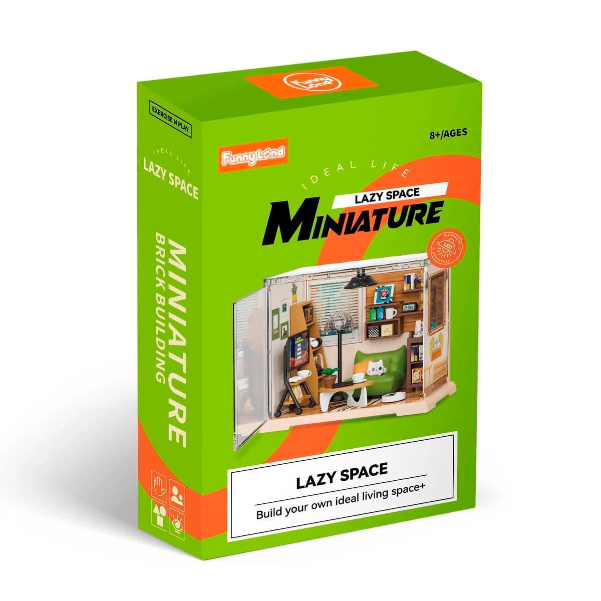 Mini Lazy Space Para Armar Con Luz 102 Piezas 2