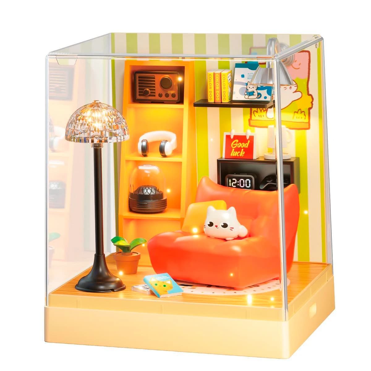 Mini Lazy House Para Armar Con Luz 56 Piezas