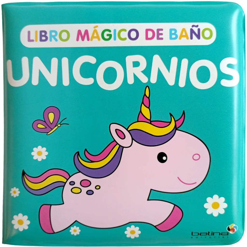 LIBRO MAGICO DE BAÑO UNICORNIOS